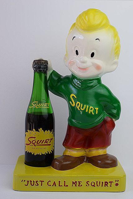 N391① ビンテージ ウッドクレート SQUIRT スクワート・ボーイ レトロ N391① ビンテージ ウッドクレート SQUIRT スクワート・ボーイ