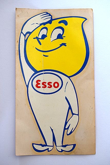 NOS ！ 1960’ｓ ESSO エッソ オイルドロップ ビンテージ TOY ☆NOS レア！ 1960's ESSO エッソ オイルドロップ ビンテージ 水