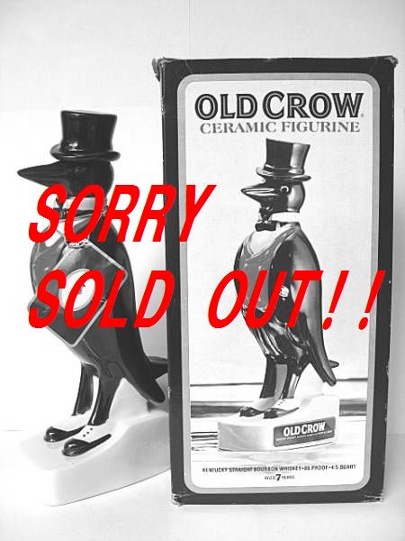 20日まで20％OFF価格!! オールドクロウ　空き瓶　陶器　アンティーク雑貨 20日まで20％OFF価格!! オールドクロウ 空き瓶 陶器