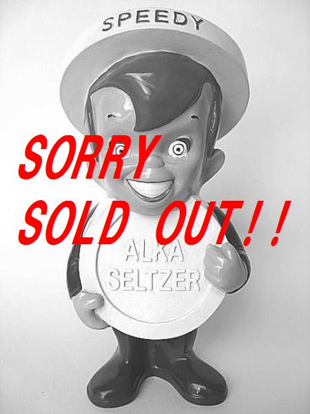 レア！1970's アルカセルツァー スピーディー ビンテージ ソフビ TOY