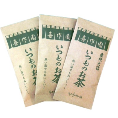 荒茶仕立ての深蒸し茶】いつものお茶（100g×3本） | 日本茶