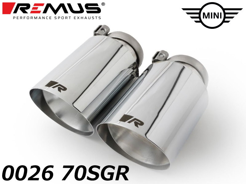 【美品】レムス可変マフラー ミニクーパーS F55 レムス マフラー 756715 397STE + 0026 70SG【正規輸入品】REMUS