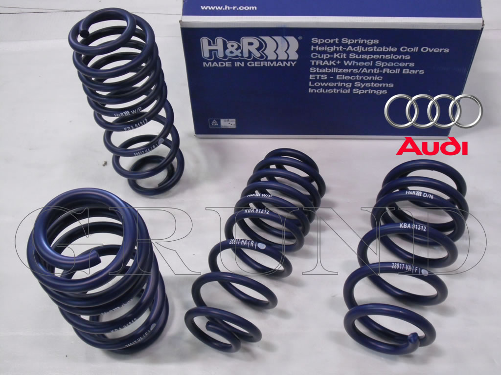 新品未使用品 H&R ダウンサス AUDI RS7 サラッと完成♪