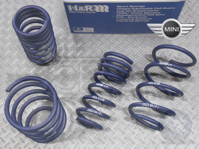 MINIクロスオーバーR60 ダウンサス H&R スプリングセット H&R ダウンサス 28923-1【H&R Sport Springs】スポーツ