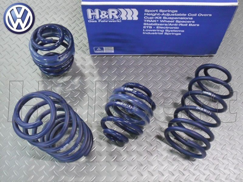 H&R スプリング ゴルフR 7 7.5 希少】H&R ローダウンスプリング VW ゴルフ7R 7.5R Variant用
