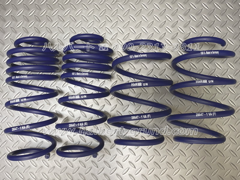 H＆R ダウンサス ルノー ルーテシア 16V 57F7P/C57D　29847-1 H＆R ダウンサス ルノー ルーテシア 16V 57F7P⁄C57D 29847-1