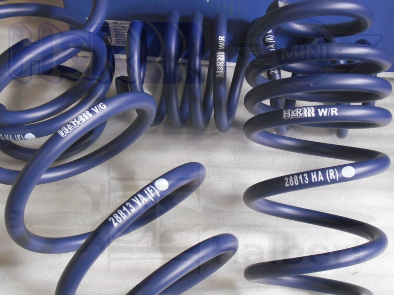 R56ミニ用　H&Rダウンサス H&R ダウンサス 28813-2【H&R Sport Springs】｜ミニ 5ドア【BMW