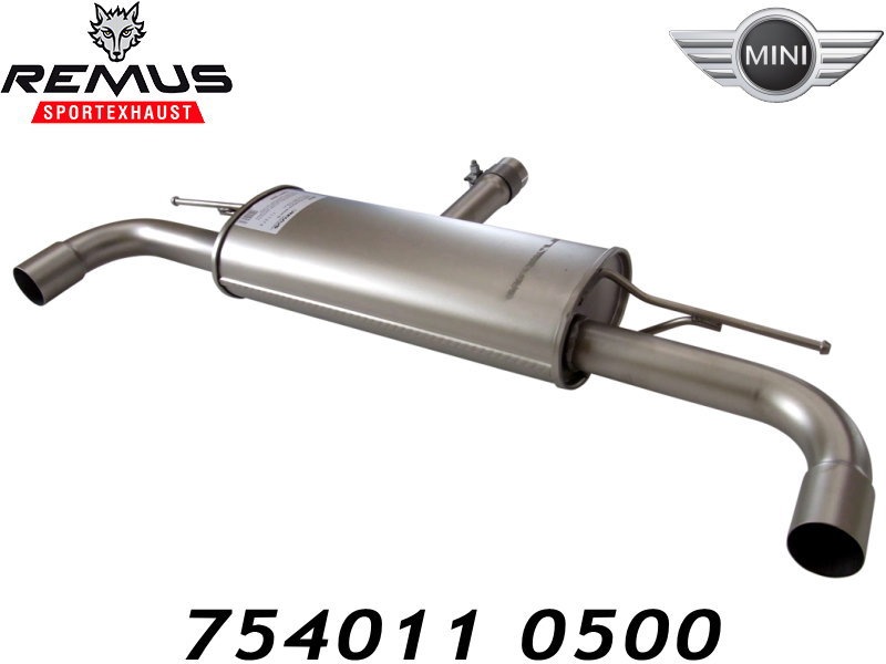 MINIクーパーS R56 レムスマフラー REMUS レムス マフラー ミニ R56 ワン ME14 正規品 754106 0598C