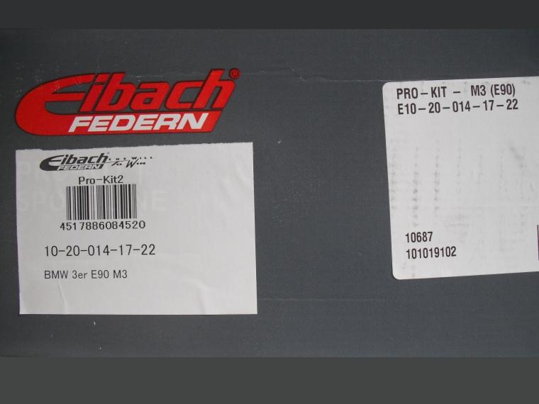 BMW E92 M3 純正スプリング + 付属品 アイバッハ スプリング 10-20-014-17-22【正規輸入品】Eibach