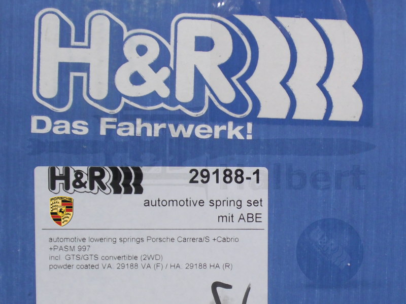 H&R ダウンサス【H&R Sport Springs】 スポーツスプリング