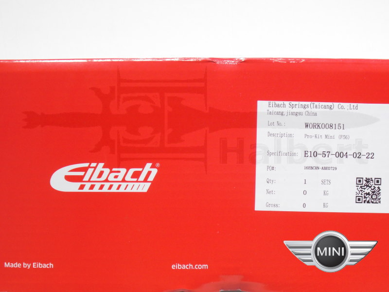 アイバッハ ダウンサス 10-57-004-02-22【正規輸入品】Eibach