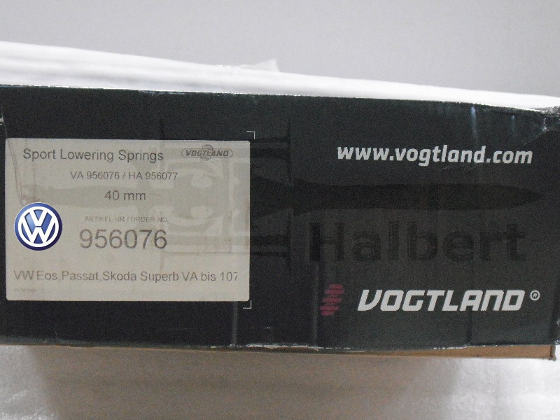 フォクトランド ダウンサス 956076【VOGTLAND Sport Springs
