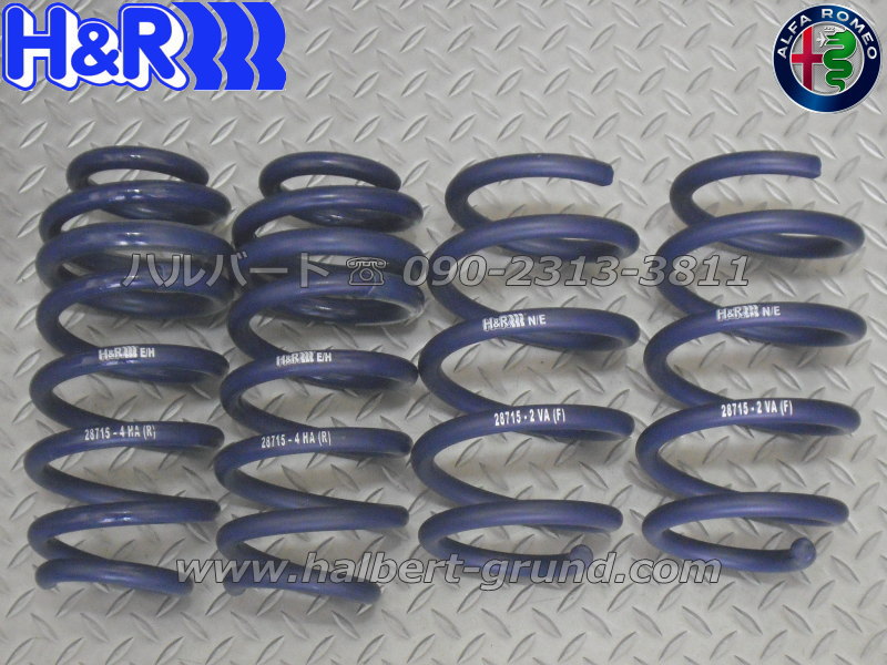 H&Rダウンサス 28715-2【H&R Sport Springs】スポーツスプリング