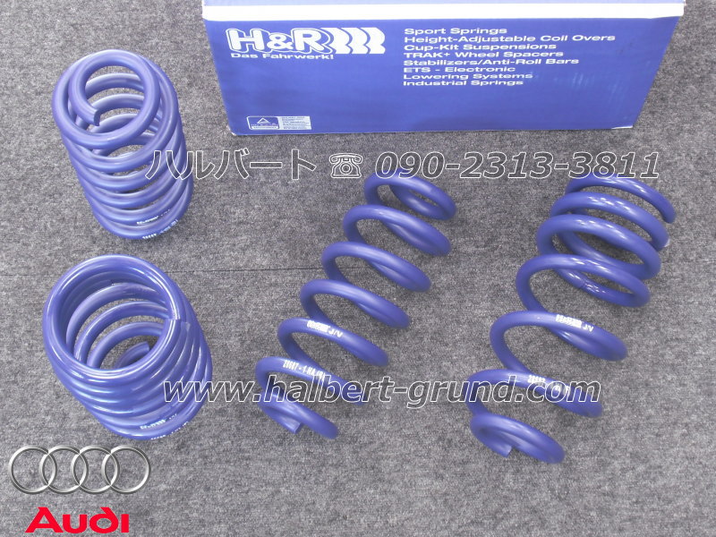 H&R スプリング 29061-2 アウディ H&R ダウンサス 29061-2【H&R Sport Springs】スポーツ