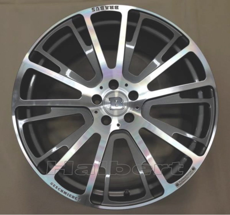 本物ブラバス・モノブロックＳ19 インチアルミホイール 希少 鍛造美品】ブラバス BRABUS Monoblock Z Platinum Edition