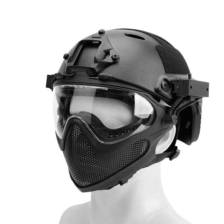 FASTタイプ パイロットヘルメット メッシュマスクBKMC Lサイズ-GUNMALL OSAKA WEB SHOP