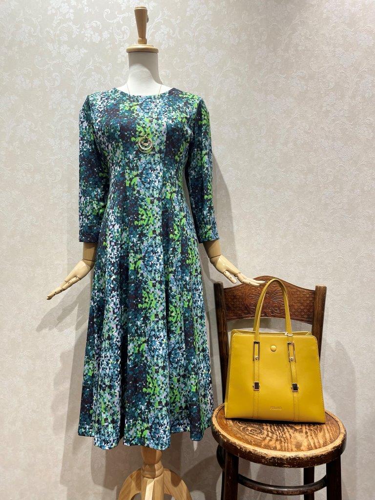 BURBERRY BLUE LABEL☆七分袖ワンピース BURBERRY BLUELABEL ミニ