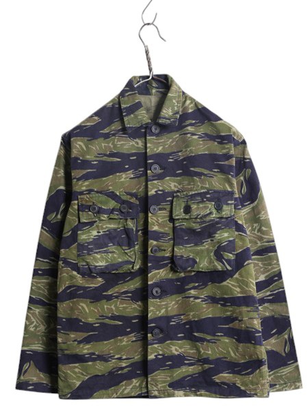 お礼や感謝伝えるプチギフト 60s シャツ TO-78 カモ タイガーストライプ 米軍実物 ☆ 70s パンツ