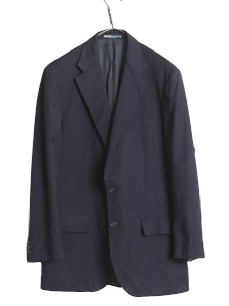 90s ラルフローレン ビンテージウールテーラードジャケット イタリア製 Ralph Lauren - デッドストック 90s LAUREN ラルフローレン ラム