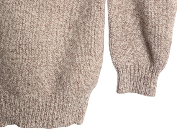 00s エルエルビーン ハイネック ラム ウール ニット セーター メンズ L / オールド LLBEAN アウトドア ヘンリーネック ミドルゲージ 無地 00s エルエルビーン ハイネック ラム ウール ニット セーター
