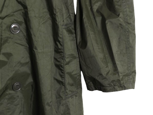 古着　アメリカ軍　レインコート　トレンチコート　ヴィンテージ　60s　ミリタリー 60s USA製 実物 米軍 US ARMY レインコート 緑系 38S トレンチ