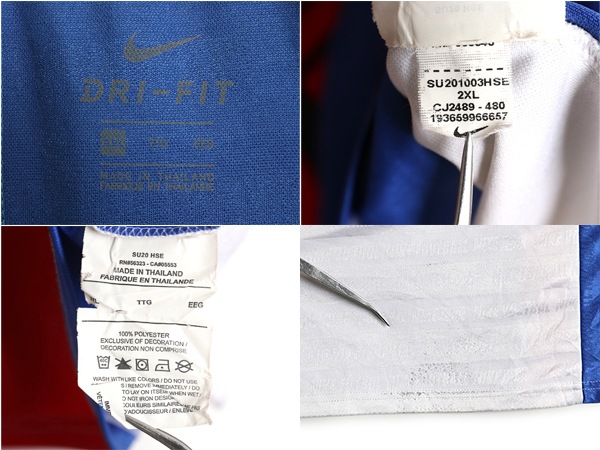 NIKE - ナイキ FC サッカー プラクティス シャツ メンズ XXL / Tシャツ ユニフォーム トレーニング スウッシュ クレイジー パターン 大きいサイズ ナイキ FC サッカー プラクティス シャツ メンズ XXL / Tシャツ