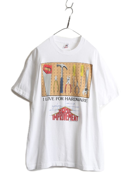 90s USA製 ☆ HOME IMPROVEMENT ドラマ プリント Tシャツ メンズ