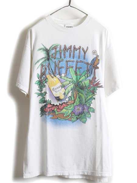 アメリカ古着ビンテージ90s USA製Jimmy Buffett XL Tシャツ アメリカ古着ビンテージ90s USA製Jimmy Buffett XL Tシャツ