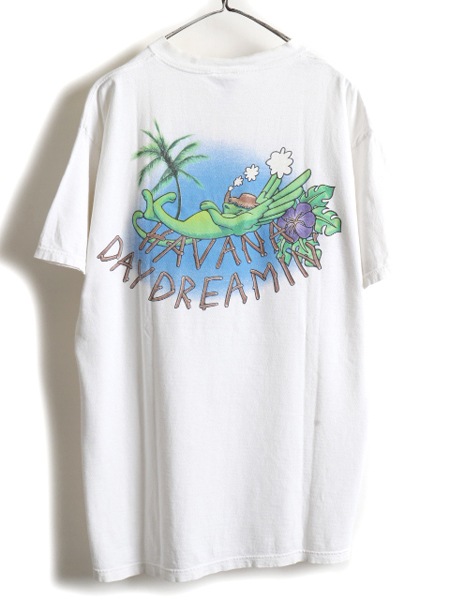 90s Jimmy Buffett ジミー バフェット ツアー プリント 半袖 T