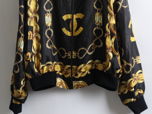 激レア80's90'sパンク古着 ナポレオンジャケット チェルシー リメイク 80s 90s Rucanor ルカナー バイカラー クレージー パターン