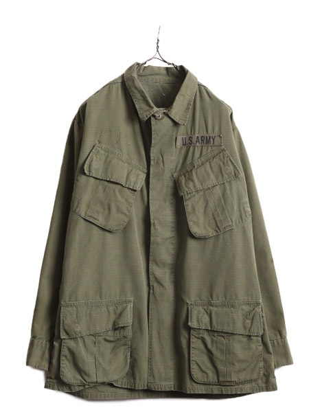 70s ☆ 70年製 米軍実物 US ARMY 5th リップストップ ジャングル