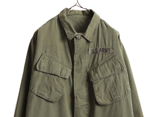 M-S 米軍実物 ジャングルファティーグ ジャケット 1970年 US ARMY 未使用 デッド M-S 米軍実物 ジャングルファティーグ ジャケット