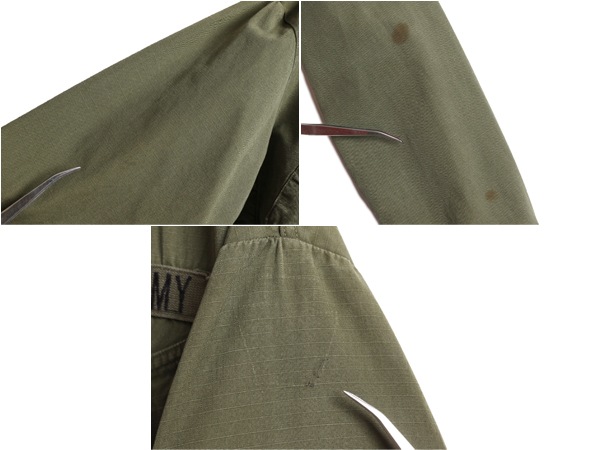 70s ☆ 70年製 米軍実物 US ARMY 5th リップストップ ジャングル