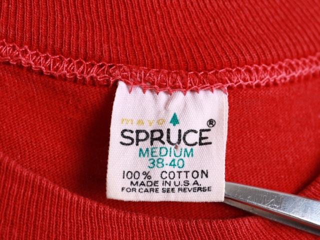 60年代 mayo SPRUCE スプルース ナンバリング Tシャツ ビンテージ 60年代 mayo SPRUCE スプルース ナンバリング Tシャツ