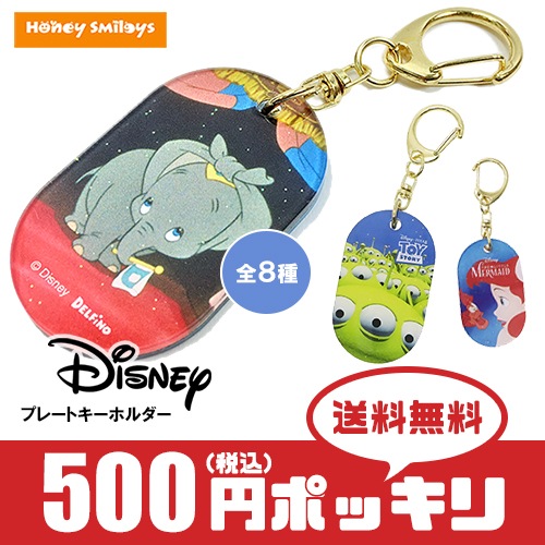 500円 ポッキリ ディズニー キャラクター プレート キーホルダー