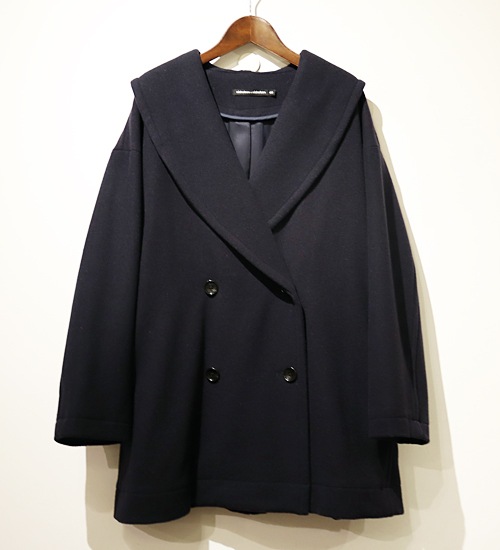 美品★HALLELUJAH★ノマドコート　インディゴ　麻 30％OFF》【nicholson＆nicholson/ニコルソンアンドニコルソン