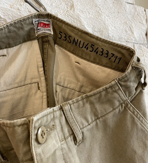 kha:ki/カーキ】TYPE-43ワイドトラウザー/TYPE-43 WIDE TROUSERS