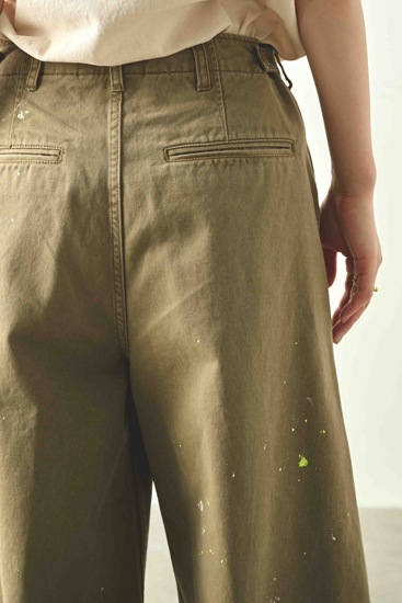 kha:ki/カーキ】TYPE-43ワイドトラウザー/TYPE-43 WIDE TROUSERS