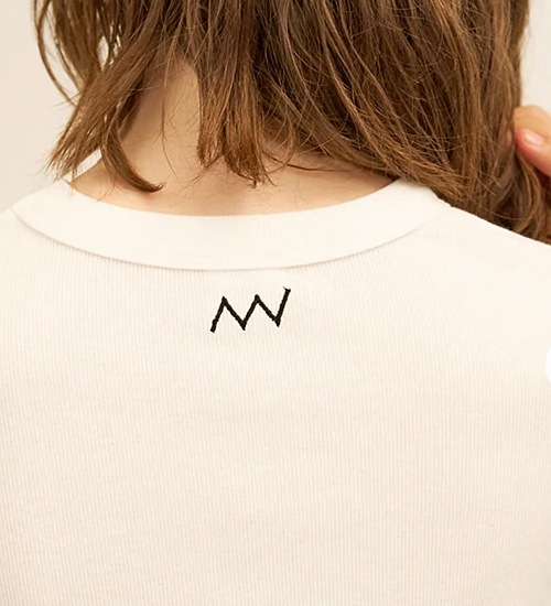 YENN/イエン】コットンリブロングT/COTTON RIB LONG TEE(Y244