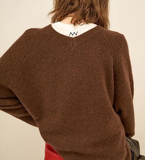 YENN/イエン】コットンリブロングT/COTTON RIB LONG TEE(Y244