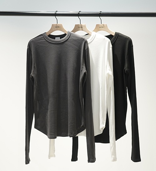 YENN イエン y244-81090-3 COTTON RIB LONG TEE コットンリブロングＴ 楽天市場】YENN イエン COTTON RIB LONG TEE コットンリブロング