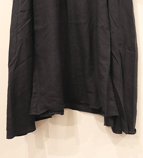 Gauze# 新品 2WAYデザイン 黒のフレアスリーブワンピース 30％OFF》【Gauze#/ガーゼ】フレアスリーブテントライン