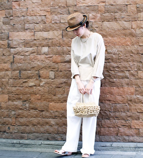 リゼッタ プリーツ リネン コットン ブラウス アウレーリア LISETTE