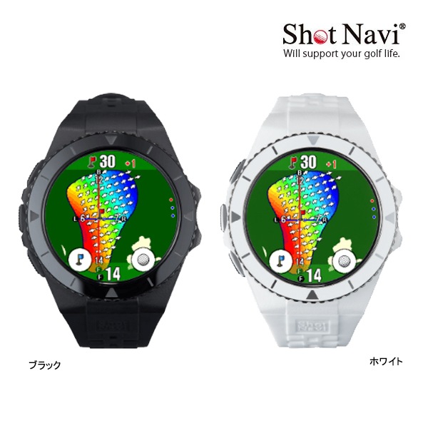 Shot Navi exceeds GPSナビ ホワイト　ショットナビエクシード ショットナビ 腕時計型GPSゴルフナビ Shot Navi EXCEEDS