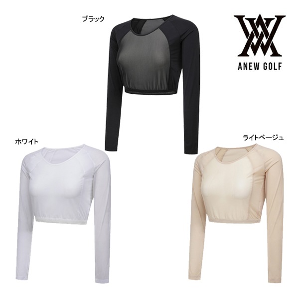 未使用品　ANEW GOLF レディースボレロベースレイヤー　インナー アニュー ゴルフ レディース ボレロベースレイヤー AGFMWTS02