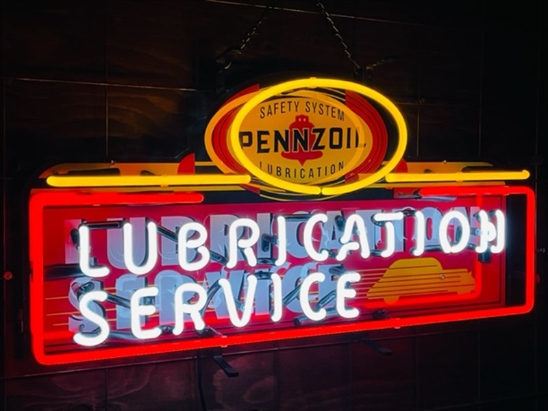 Pennzoil ペンゾイル ネオンサイン ネオン管 ガレージ アメリカン雑貨