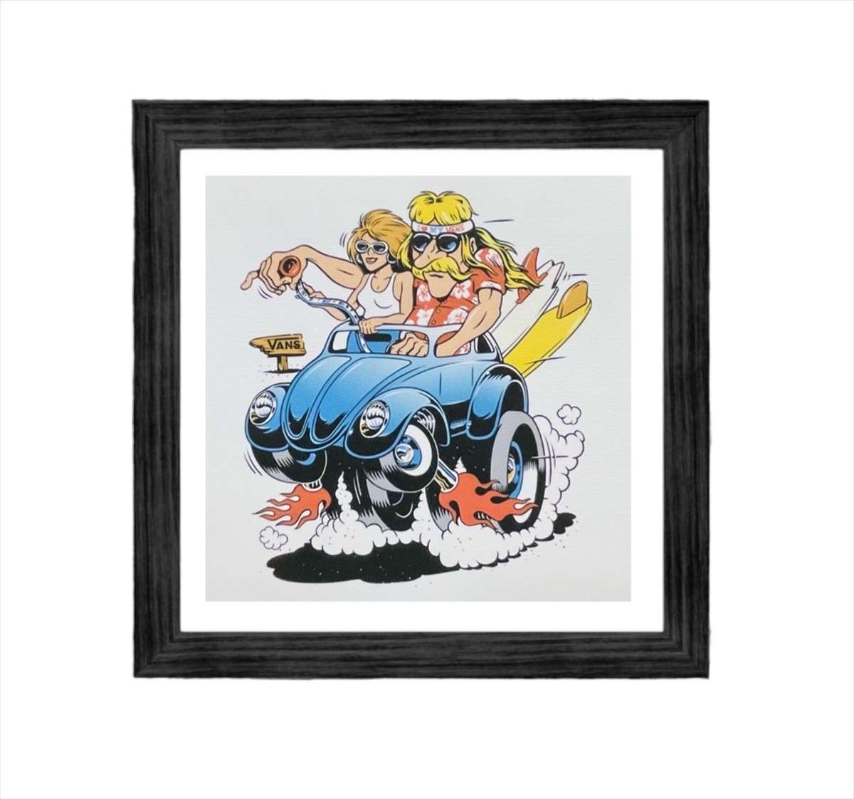 ハーレーポスター横80, 縦59cm ○高品質 厚手キャンパス地☆キズ物☆