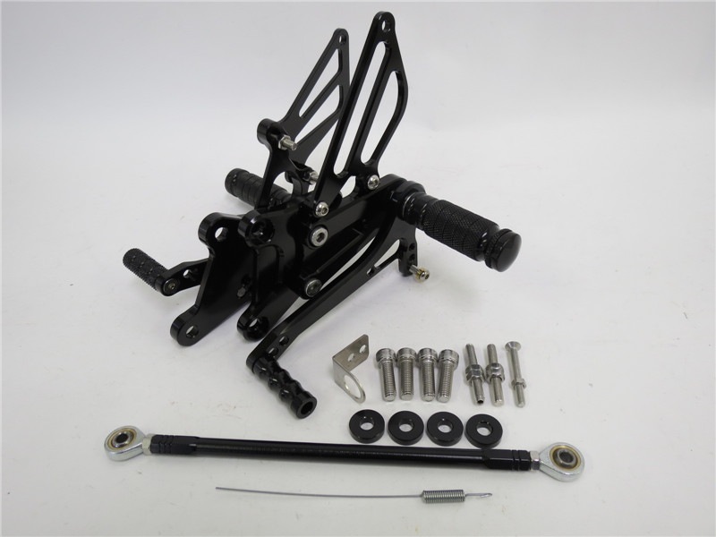 CNC 調整式 HONDA VFR400 NC30 RVF400 NC35 バックステップ　黒