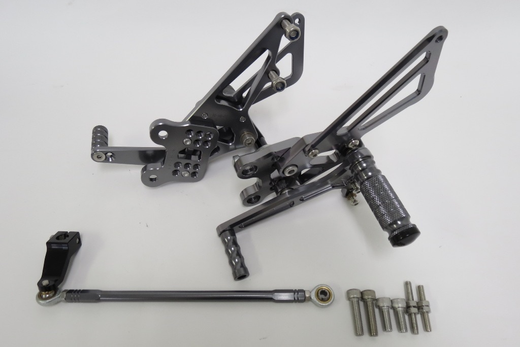 CNC 調整式 ZX-14R / ABS 2012-2023 バックステップ 灰
