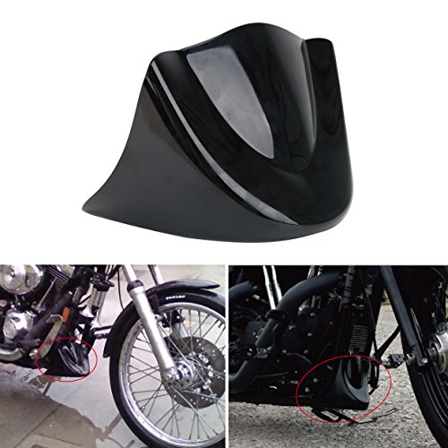 Harley Dyna ダイナ2006-2017チンスポイラー 黒艶あり | Harley